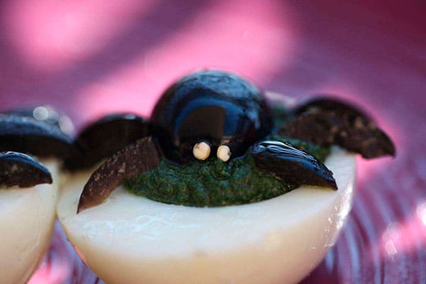 ハロウィンのデビルドエッグ
