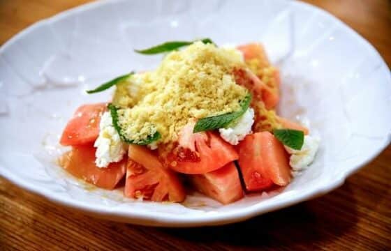 夏のトマトサラダ グラニータドレッシング